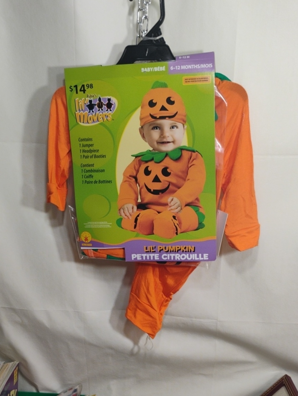 Baby's Lil' Pumpkin Halloween Costume Brand New 6 - 12 Months